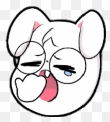 Crazy Rabbit Emoji Stickers For WhatsApp - Cartoon
