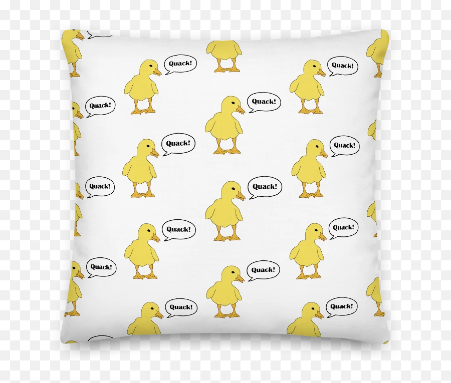 Premium Quack Pillow - Cushion Emoji,Throw Up Emoticon
