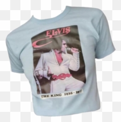 Elvis Elvispresley Shirt Vintage Tshirt Graphictee Tee - Active Shirt Emoji,Elvis Emoji