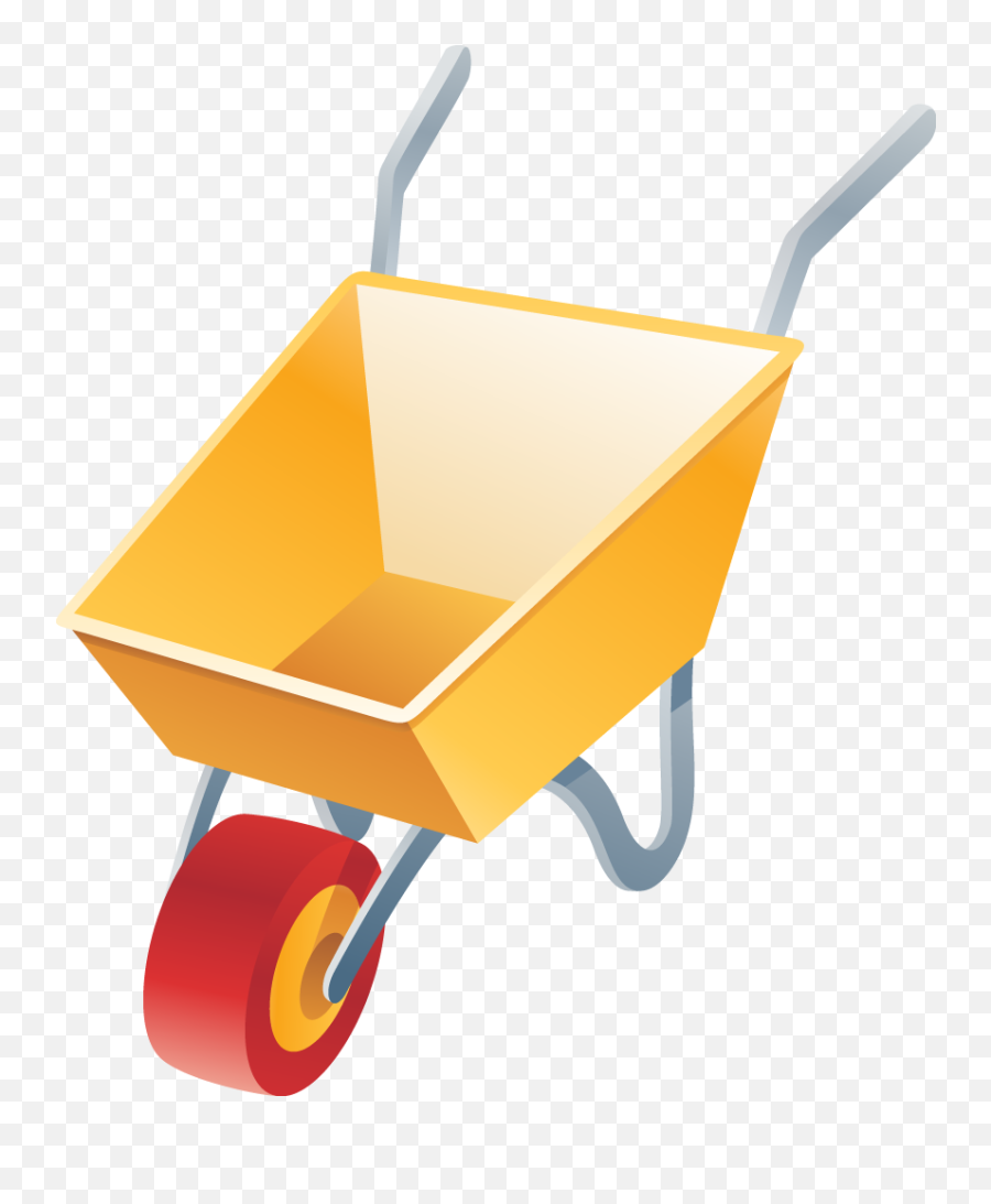 Wheelbarrow With Flowers Png Clipart - Clip Art Library Wheelbarrow Clip Art Emoji,Exhaling Emoji