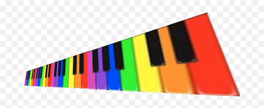 Colorful Piano Keys Psd Official Psds - Piano Keys Colorful Png Emoji,Piano Emoji Png