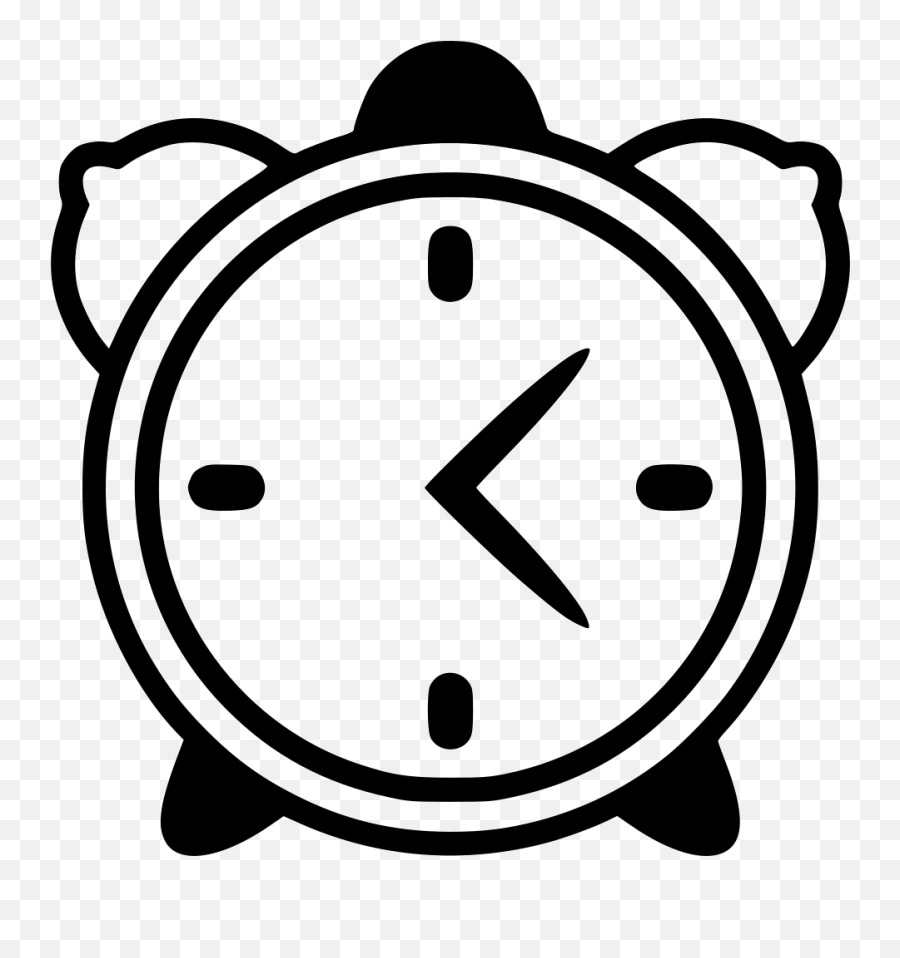 Alarm Clock Svg Png Icon Free Download 533325 - Portable Network Graphics Emoji,Clock Emoticon