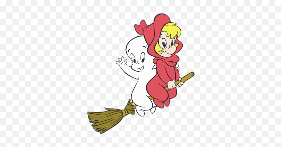 Casper And Wendy - Broom Emoji,Broomstick Emoji