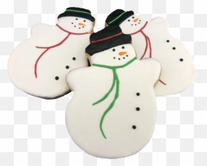Snow Man Cookie - Snowman Emoji