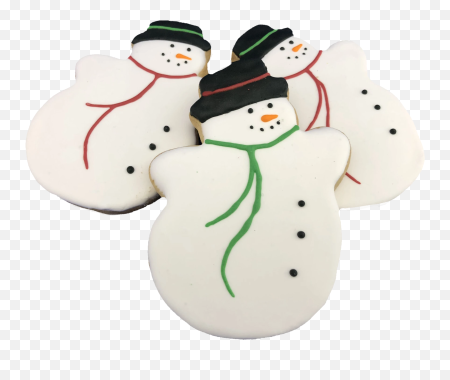 Snow Man Cookie - Snowman Emoji,Snow Man Emoji