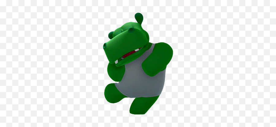 Hippopotamus Sticker Challenge - Baby Tv Hippo Dance Emoji,Hippo Emoticon