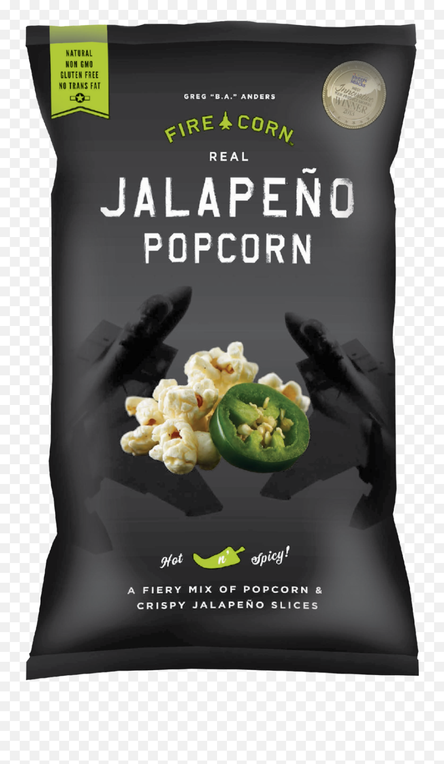Download Fire Corn Popcorn Real Jalapeno - 4 Oz Full Size Jalapeno Popcorn Emoji,Emoji Corn