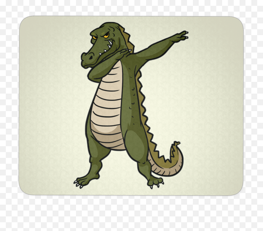 Dabbing Alligator Mouse Pad Funny - Alligator Taking A Shower Emoji,Gator Emoji