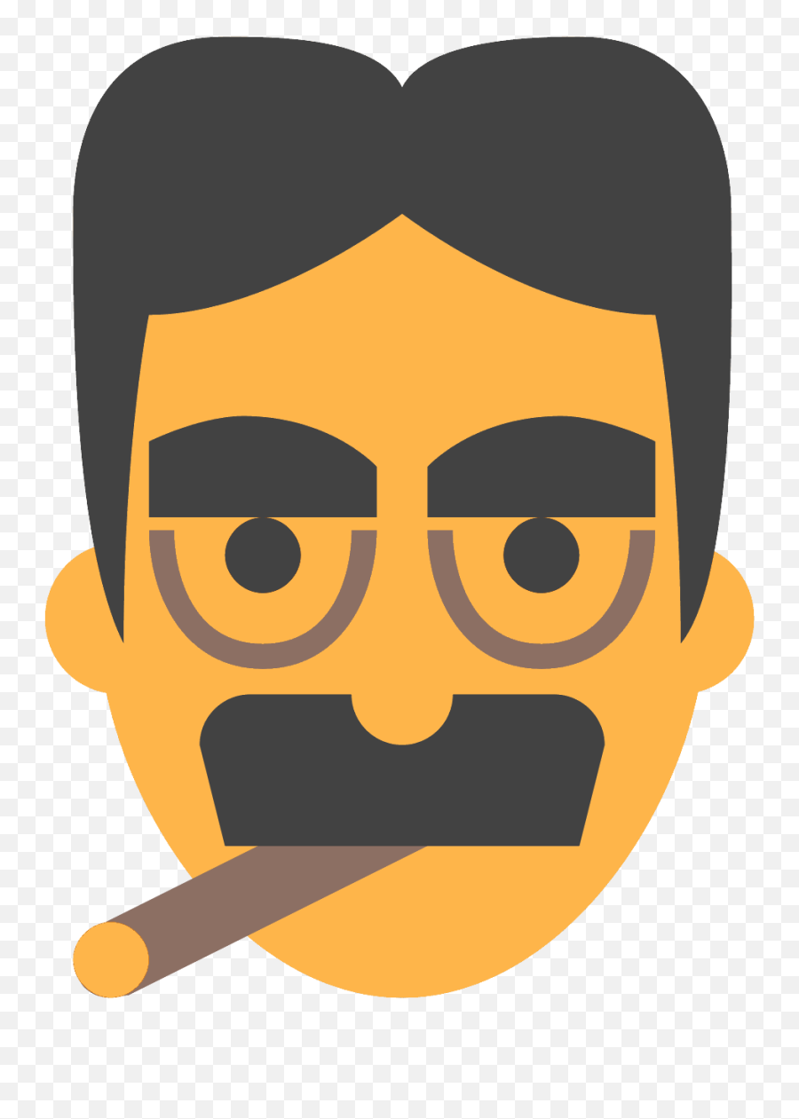 Groucho Marx Emoji Clipart - Groucho Max,Christian Cross Emoji