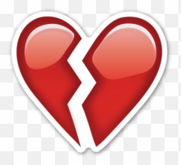 Broken Heart - Broken Heart Emoji Sticker,Scissors Emoji