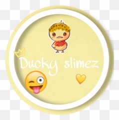 Slime Slimeart Cute Ducky Duck - Cartoon Emoji,Emoji Slime