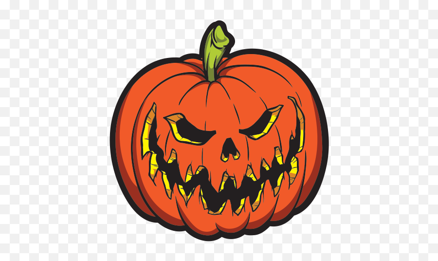 Evil Pumpkin Png - Scary Pumpkin Clip Art Emoji,Emoji Carved Pumpkin