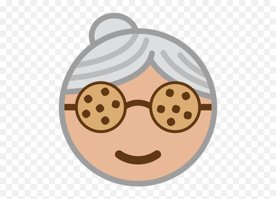 Cookie Grandma - Smiley Emoji,Cookie Emoticon