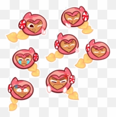 Pink Choco Cookie I Made - Clip Art Emoji