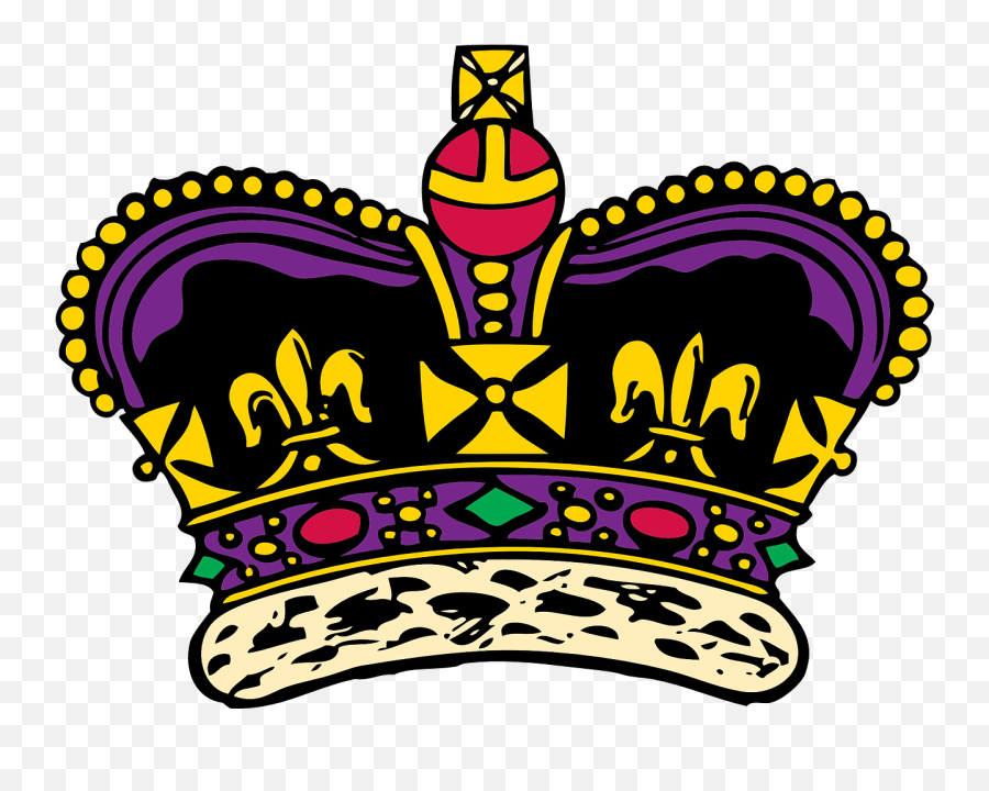 Crown Princess King Queen Head - Crown Of Jewels Cartoon Emoji,Kings Crown Emoji