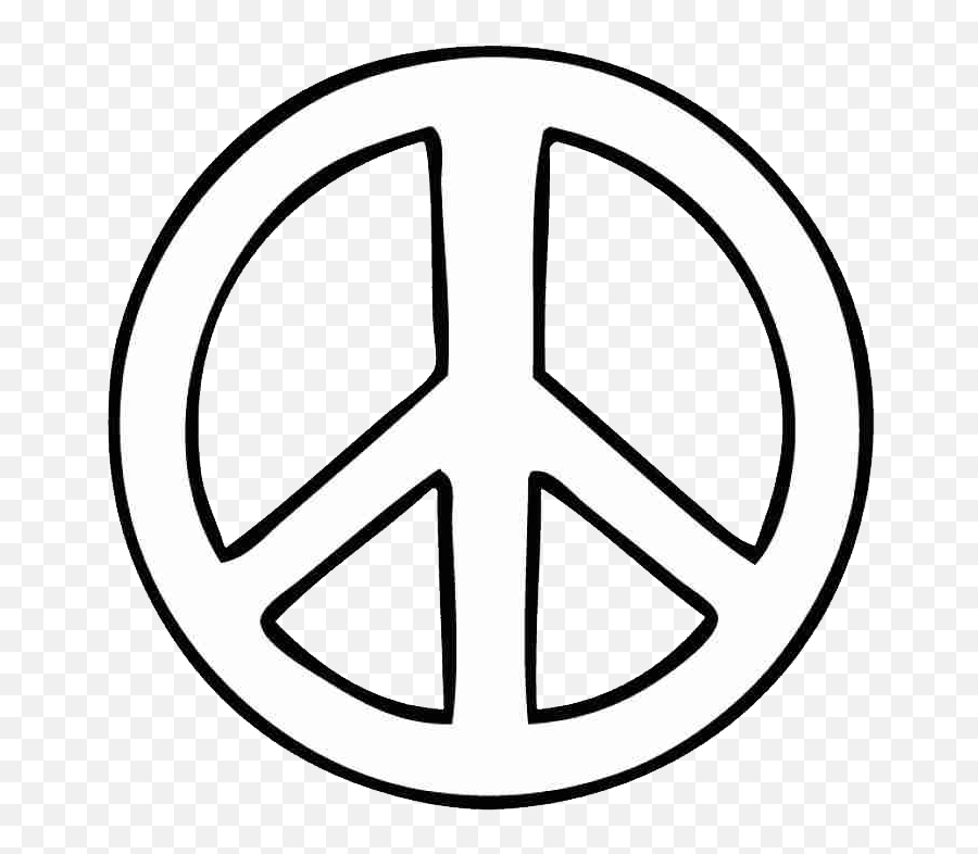Peace Symbol Png Images Free Download - Peace Symbol Outline Emoji,Emoji Peace Symbol
