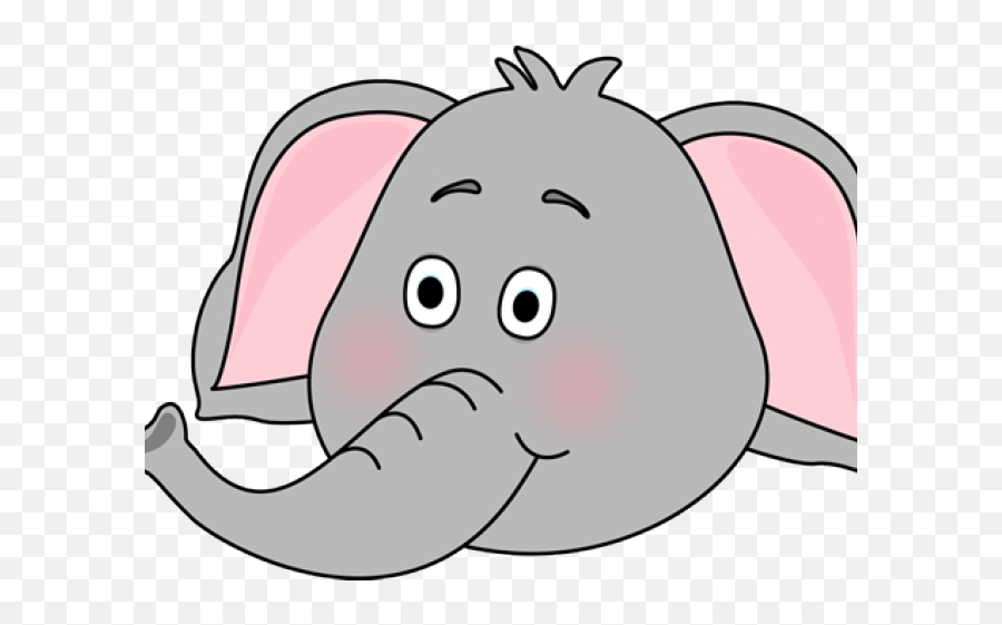 Face Clipart Baby Elephant - Cute Elephant Face Clipart Emoji,Elephant Emoticon