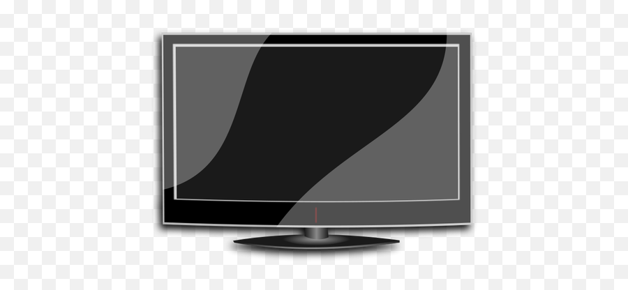 Flat Tv Vector Image - Tv Vektor Emoji,Tv Remote Emoji