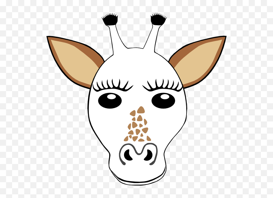 18 Face Clipart Giraffe Free Clip Art Stock Illustrations - Printable Giraffe Mask Template Emoji,Giraffe Emoji