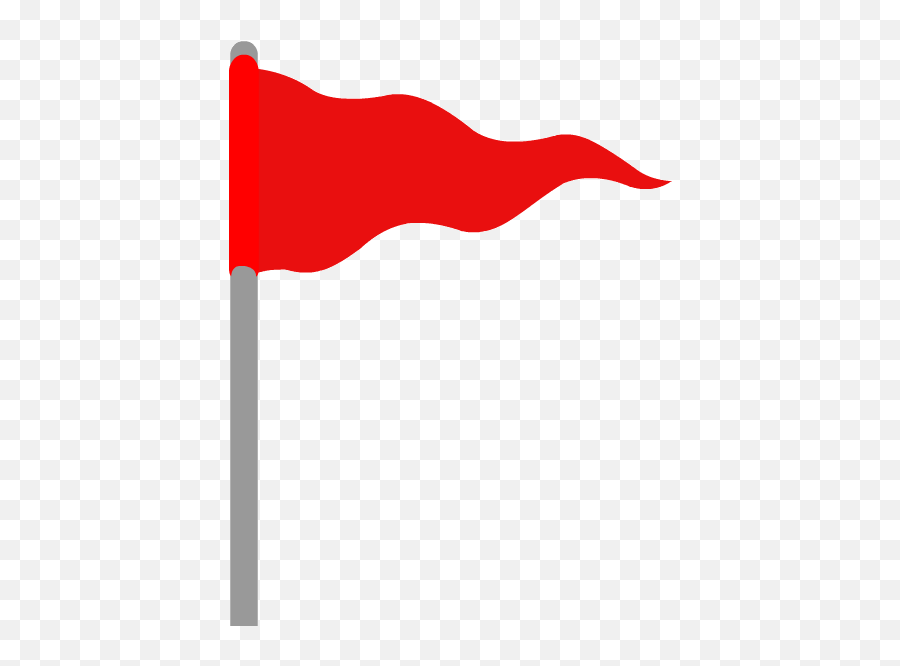 Small Red Flag Clip Art - Red Flag Waving Gif Emoji,Red Flag Emoji