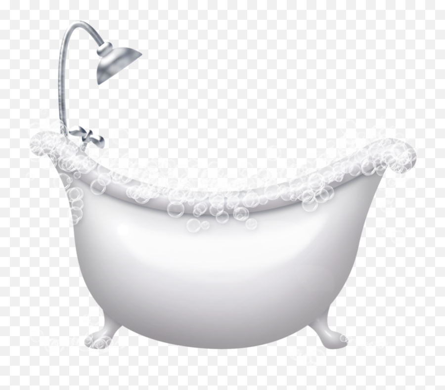 Tub Clipart Bubbly Tub Bubbly Transparent Free For Download - Bathtub With Bubbles Png Emoji,Bathtub Emoji