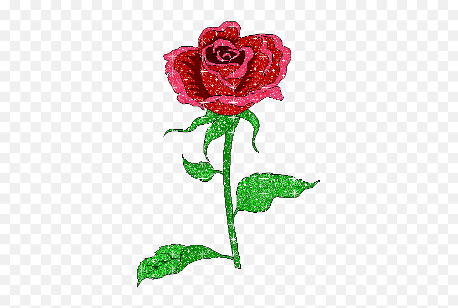 Roses Glitter Gifs Picgifscom - Animated Transparent Rose Gif Emoji,Rose Emoticons