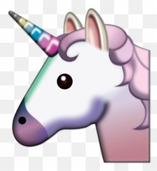 Sticker Unicorn Face - Emoji