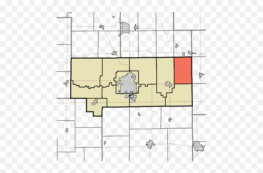 Map Highlighting Jackson Township Howard County - Diagram Emoji,Custom Emoji