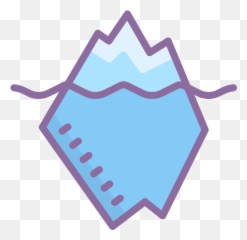 Iceberg Icon - Clip Art Emoji,Iceberg Emoji