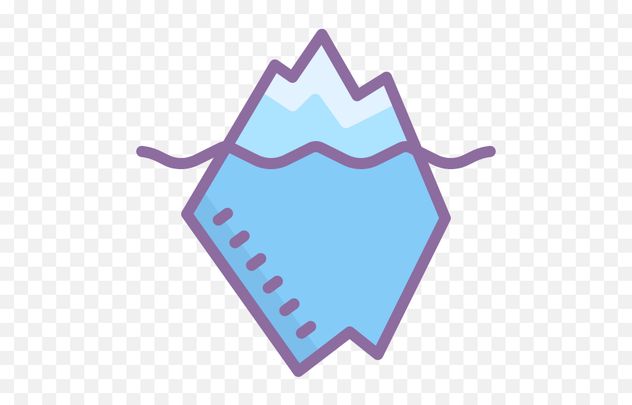 Iceberg Icon - Clip Art Emoji,Iceberg Emoji