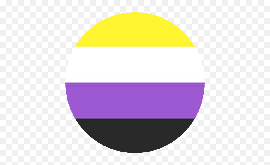 Nonbinary Non Binary Lgbt Pride - Nonbinary Flag Circle Emoji,Non Binary Emoji
