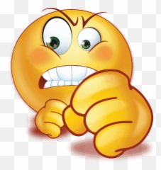 Gradient Angry Emoji Png Pic Png Mart - Fighting Emoji,Alien Face Emoticon