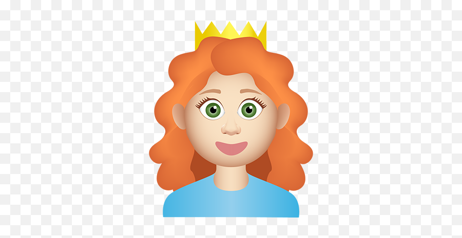 Gingermoji U2014 Kristina Caizley - Cartoon Emoji,Princess Emoji Png