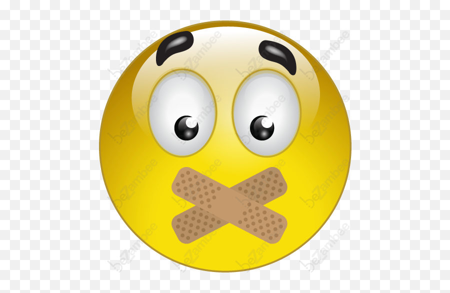 Smiley Icon Clipart - Keep Silence Smiley Emoji,Zipped Emoji