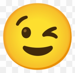 Winking Face Emoji - Happy
