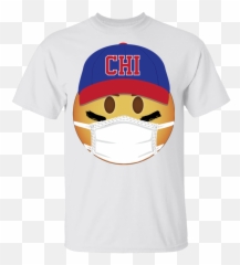 Baseball Maskmoji Youth T - Cartoon Emoji,Jersey Emoji