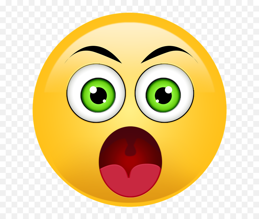 Emoji Emotion Shocked - Smiley,Schocked Emoji