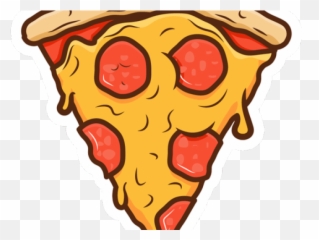 Pizza Clipart Transparent Background - Png Download Full Cartoon Slice Emoji
