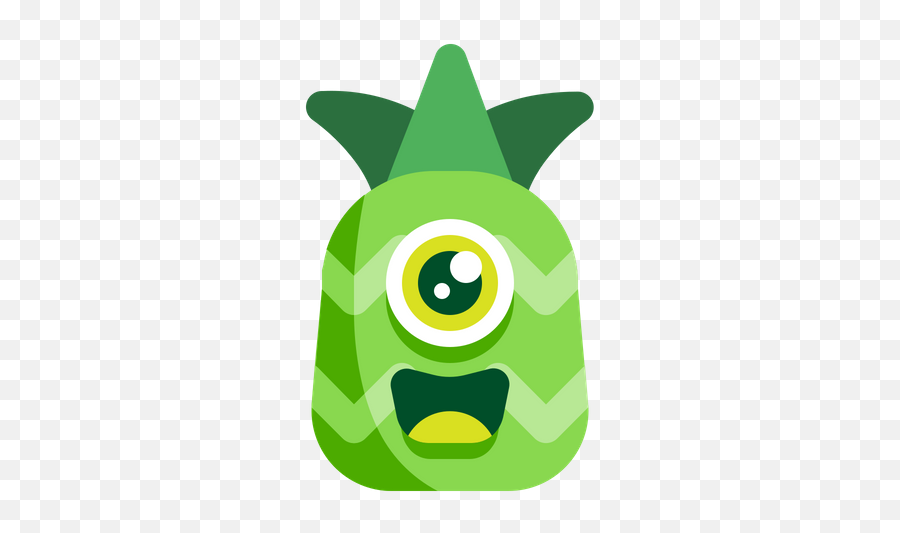 Happy Pineapple Emoji Icon Of Flat - Emoticon,Pineapple Emoji