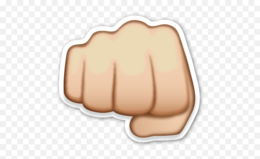 Emoji Fist Icon - Knuckle Emoji,Hand Emojis