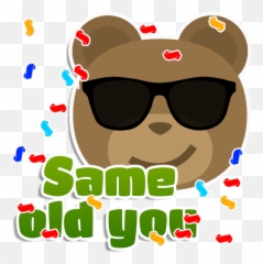 Free Cutest Teddy Rama Sticker Pack HD Freelancer - Happy Emoji