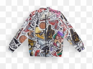 Emoji Bomber Jacket - Long Sleeve,Jacket Emoji