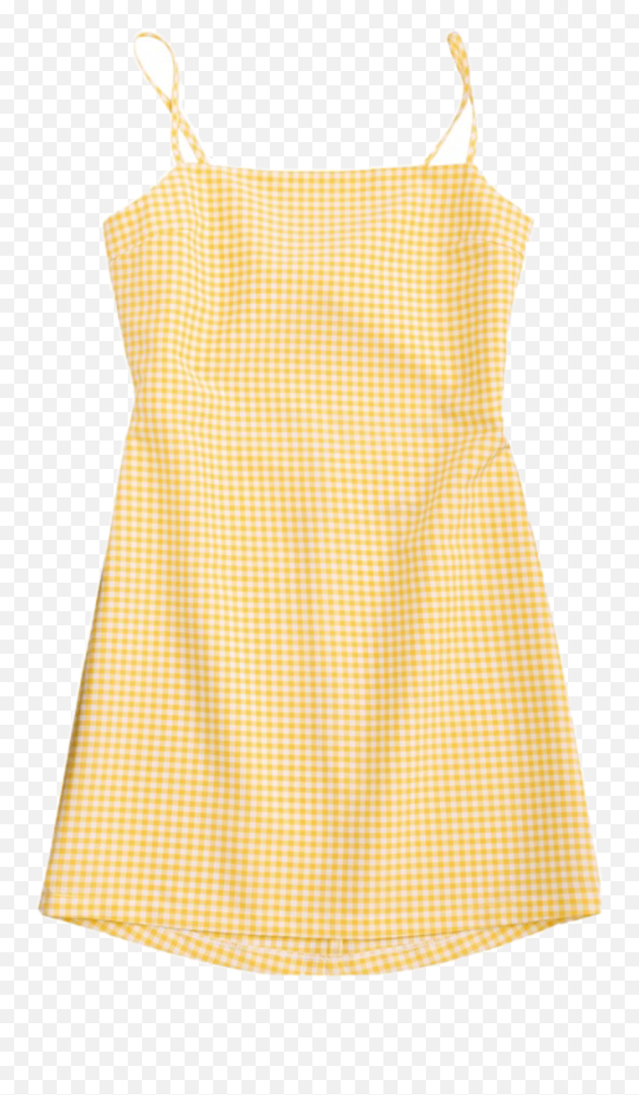 Dress Yellow Clothes Cute Fancy Sticker - Sleeveless Emoji,Cute Emoji Clothes