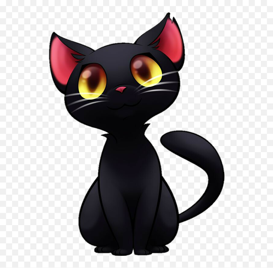 Largest Collection Of Free - Toedit Arouse Stickers Cute Black Cat Clipart Emoji,Aroused Emoji