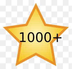 Yellow Star With - Blue And Emoji
