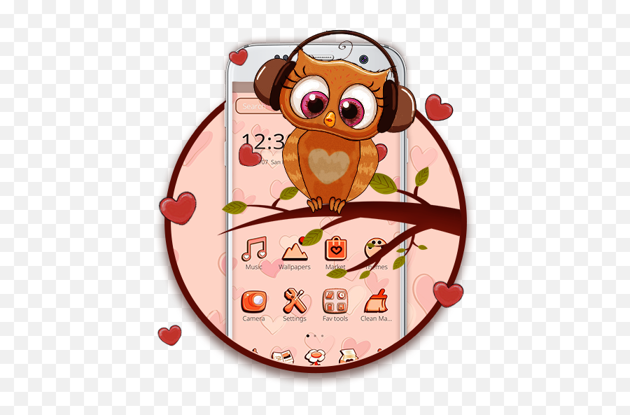Cocoa Chocolate Owl Theme - Cartoon Emoji,Raptor Emoji