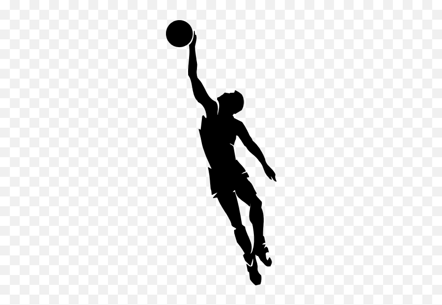 Basketball Player Dunking Ball Sticker - Dribble Basketball Emoji,Guess The Emoji Basketball 23