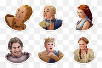 Download Set Of Stickers Game Of Thrones Vk Free - Sticker Game Of Thrones Whatsapp Emoji,Game Of Thrones Emoji