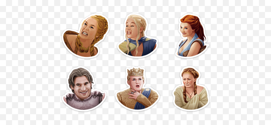 Download Set Of Stickers Game Of Thrones Vk Free - Sticker Game Of Thrones Whatsapp Emoji,Game Of Thrones Emoji
