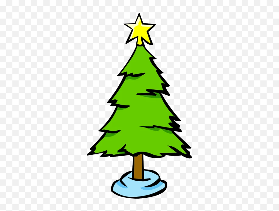 Large Christmas Tree - Club Penguin Emoji,Christmas Tree Emojis